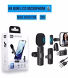 K8 Wireless Microphone for Mobile Type-C & iPhone Noise Reduction Mic
